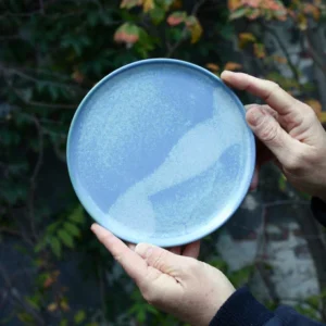 Tone tallerken, small 18 cm. - Ocean blue