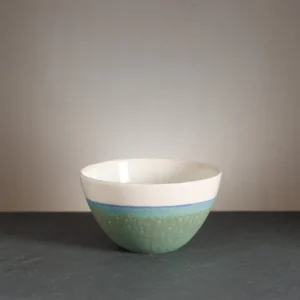 Pastello skål - Dark green/Light rose